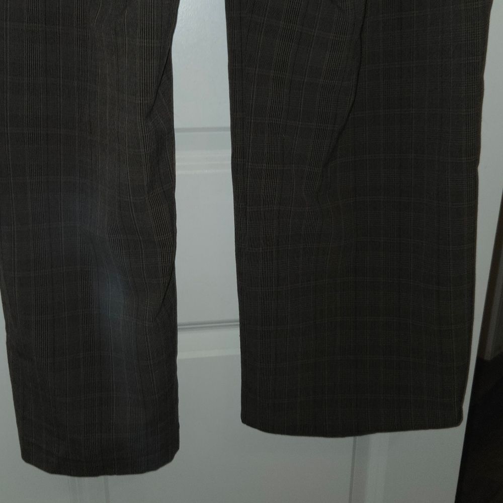 Ninety Brand Brown Plaid Dress Pants - Picture 5 of 7